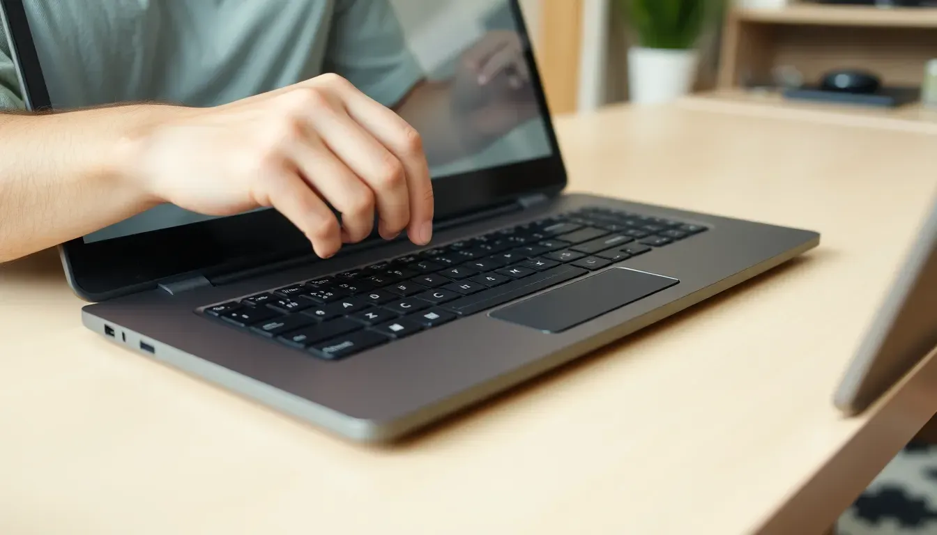 Clean under the affected keys