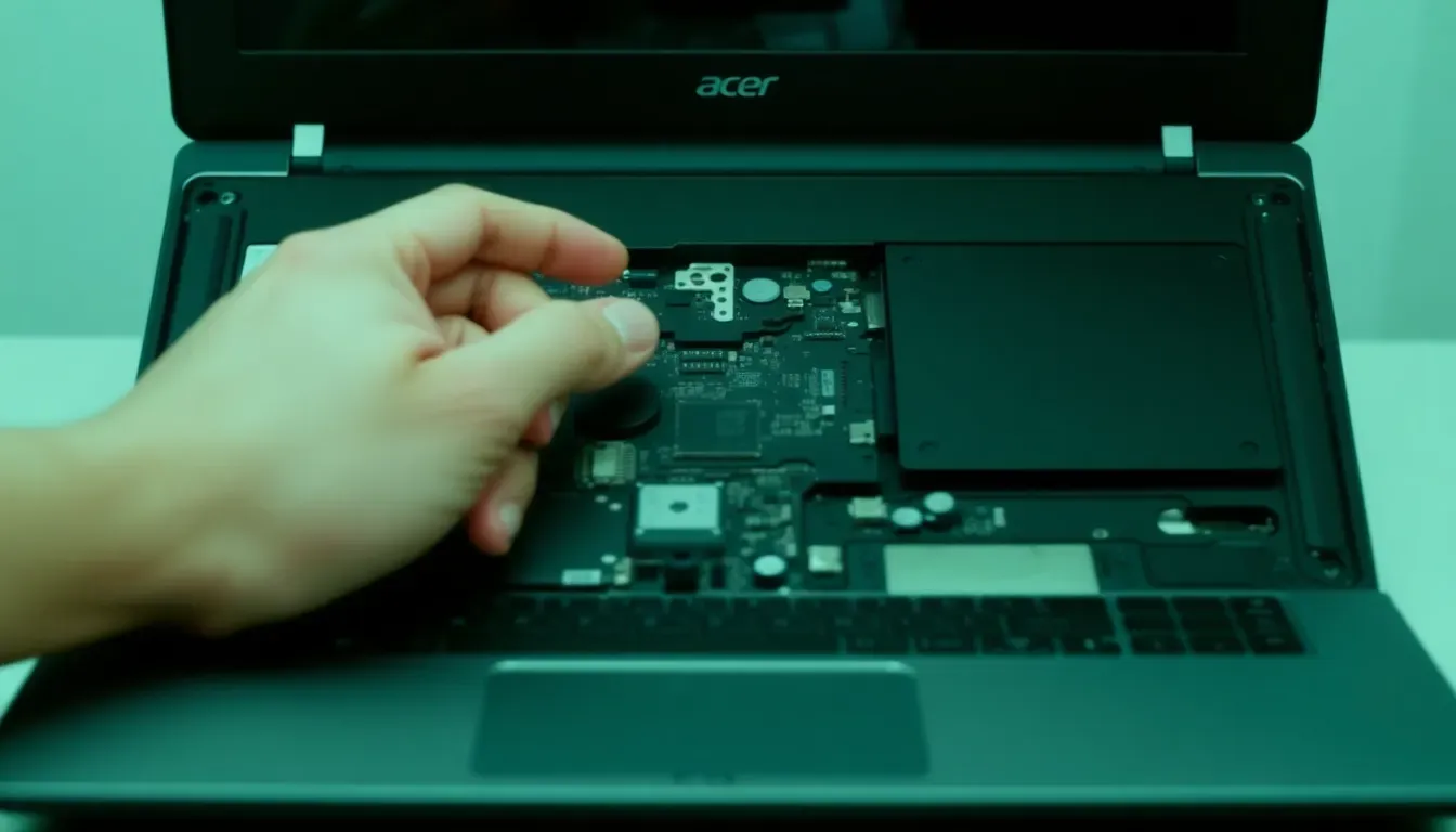 Test with an external keyboard