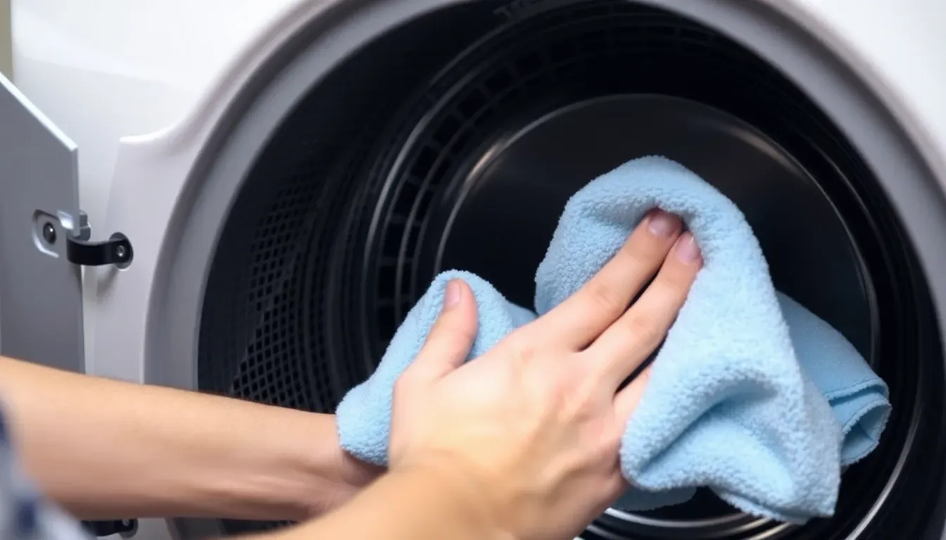 Clean the detergent dispenser