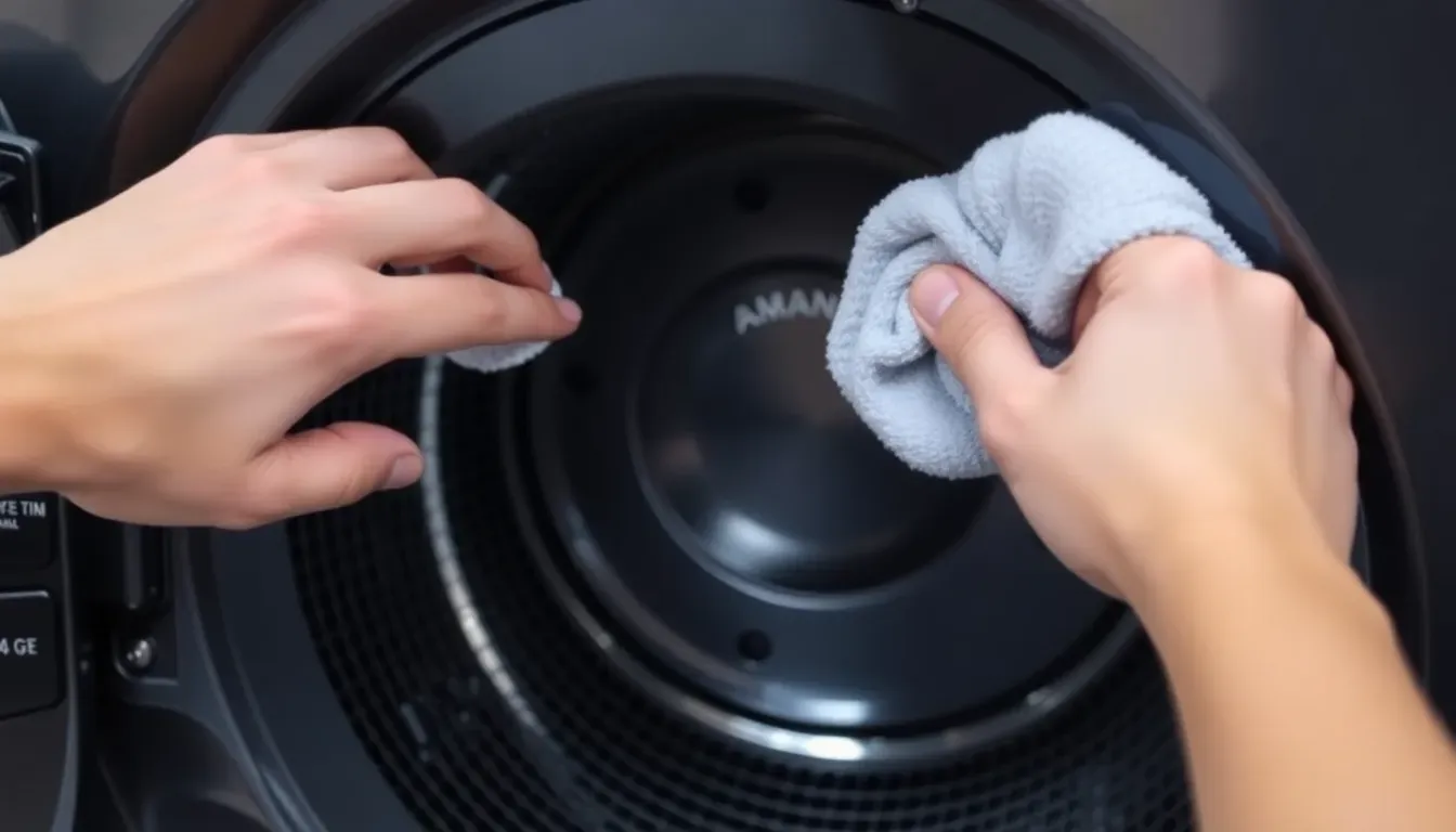 Remove and clean the lint trap