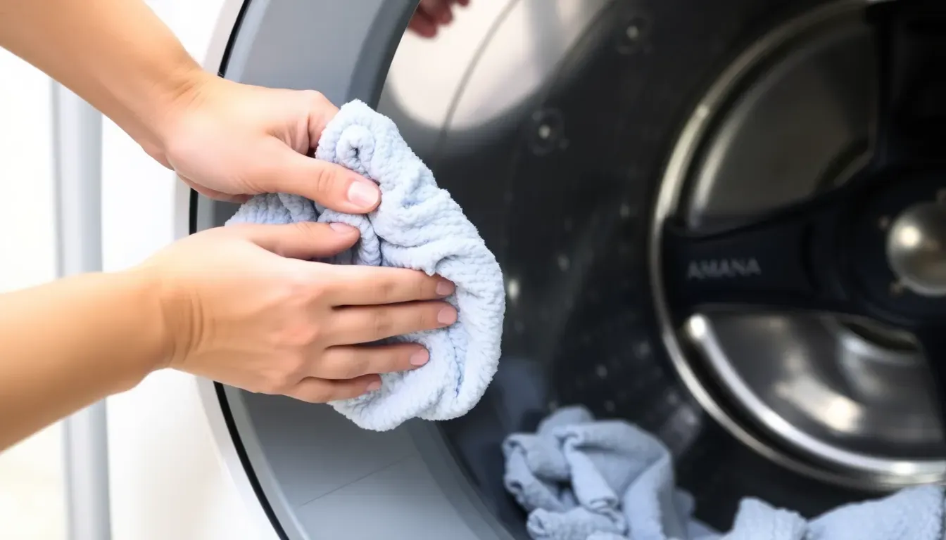 Check the door seal or gasket