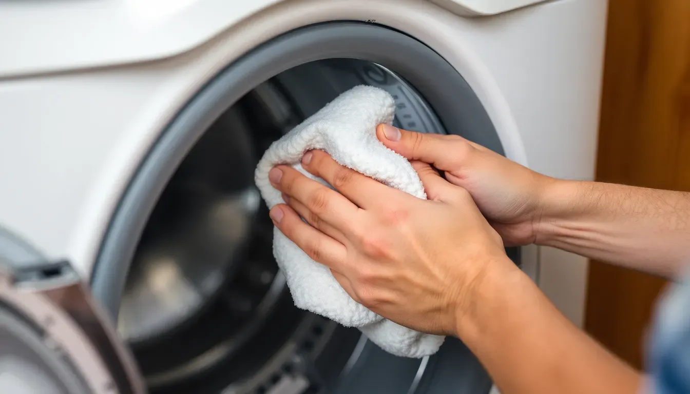 Clean the drain filter