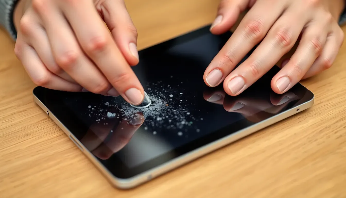 Clean the charging port