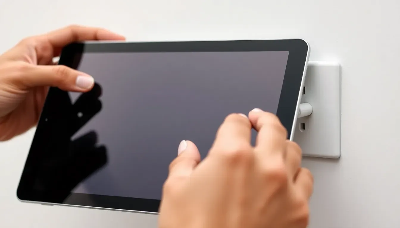 Install the new screen and test before sealing