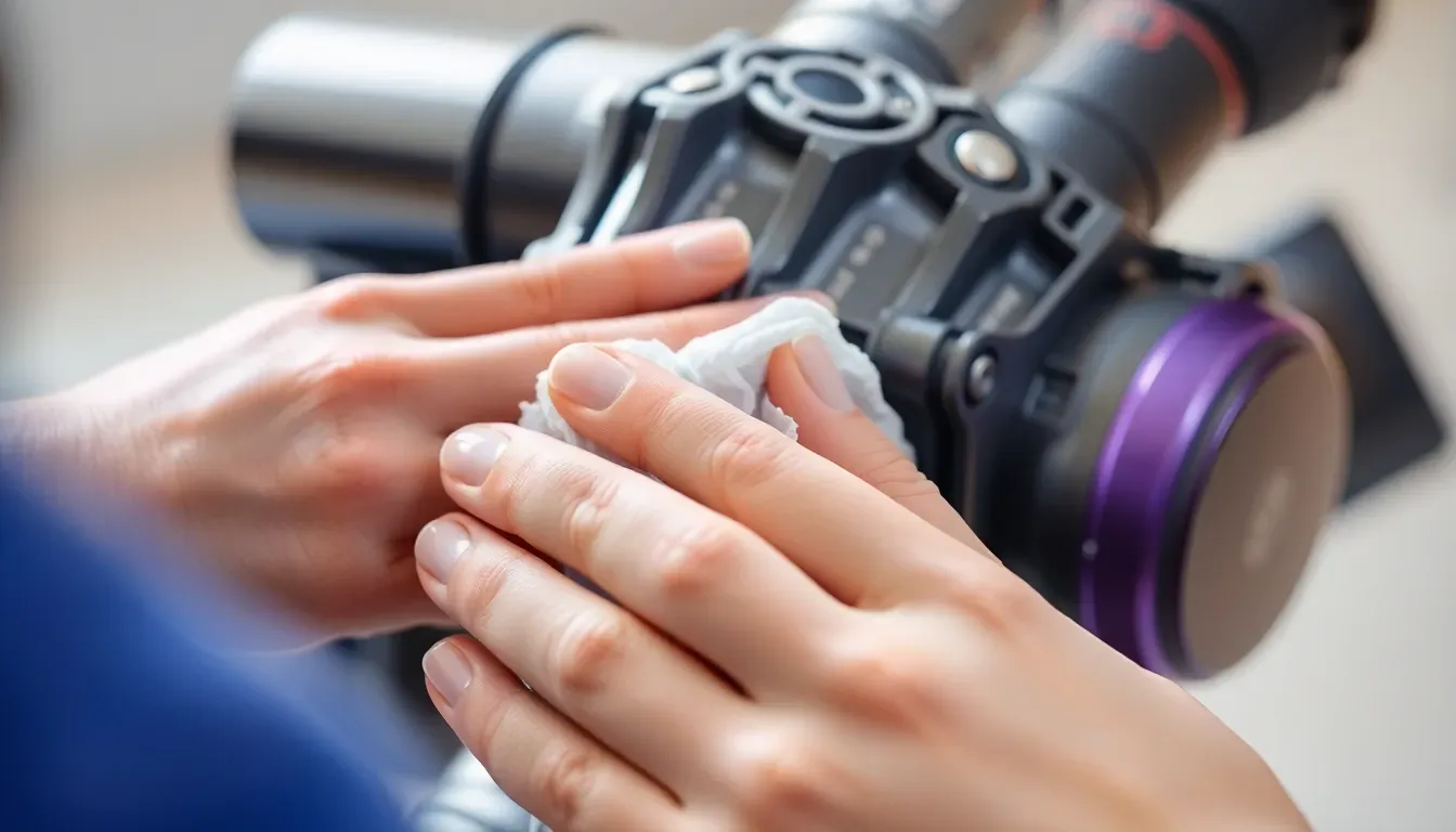 Empty the dust bin completely